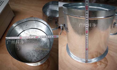 2000风量高效送风口顶送风手动调节阀Φ300mm 2000风量高效送风口顶送风手动调节阀Φ300mm